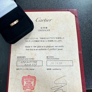 Cartier Love Ring